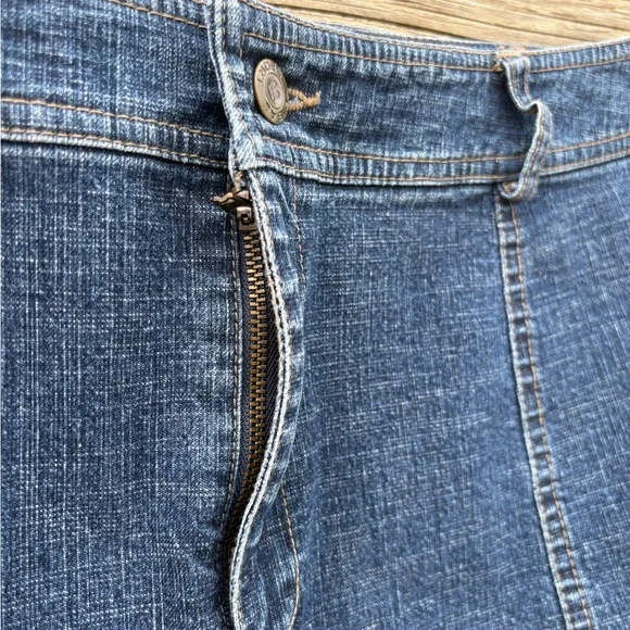 Tribal Stretch Denim Skirt – Size 12 - Picture 7 of 10